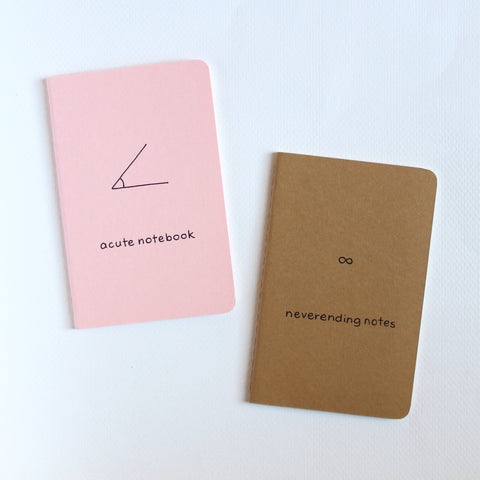 Acute & Infinity Pocket Notebook Set