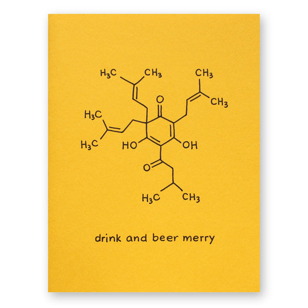 Beer Merry Holiday Card
