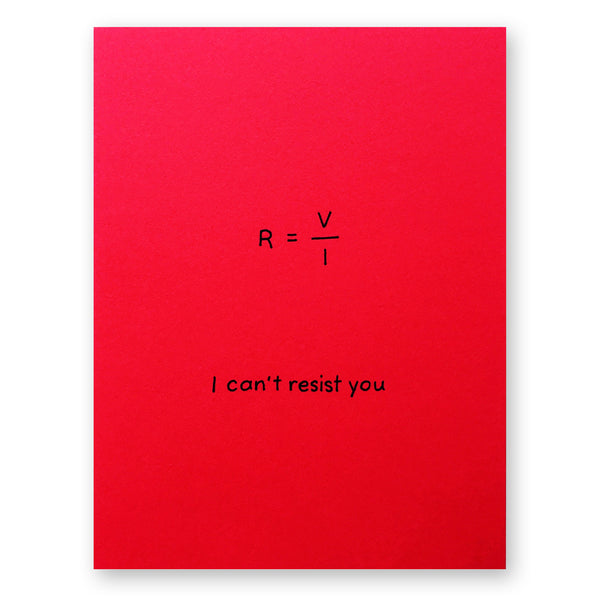 Can't Resist You Card