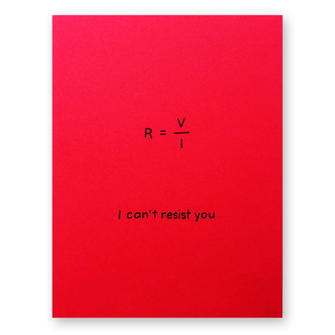 Can't Resist You Card