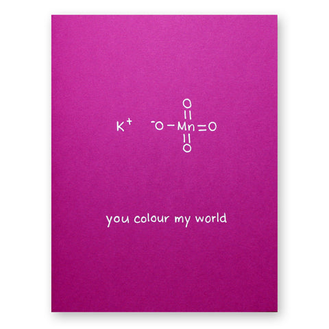 Colour My World Card