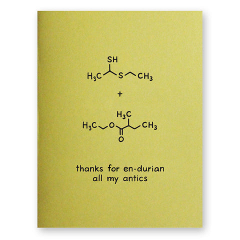 Durian Thank You Card