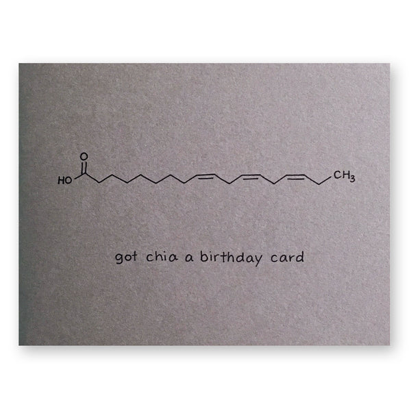 Got Chia A Birthday Card