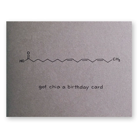Got Chia A Birthday Card