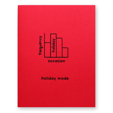 Holiday Mode Card