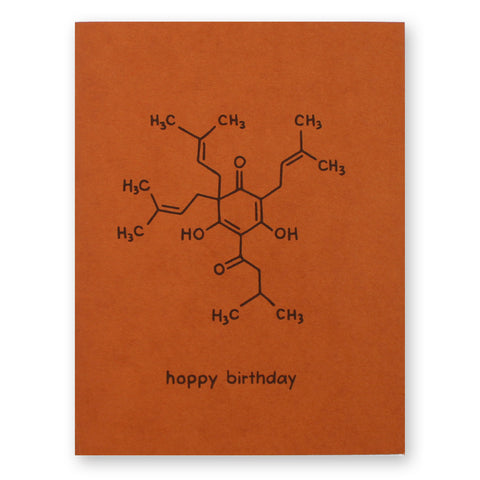 Hoppy Birthday Beer Card
