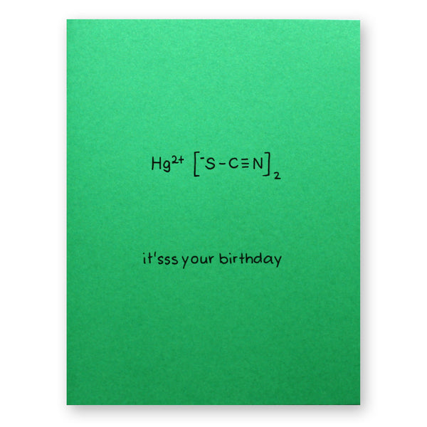Serpent Birthday Card