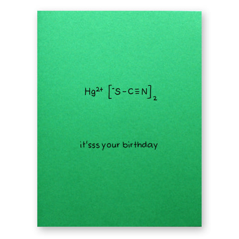 Serpent Birthday Card