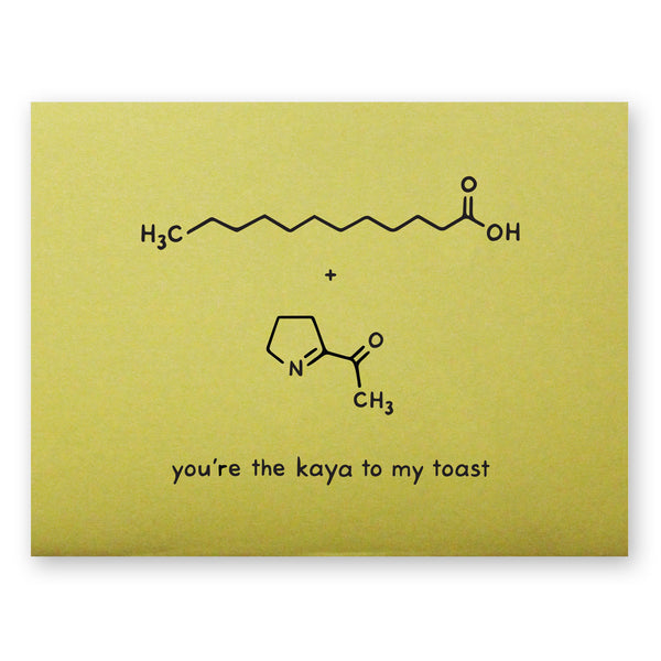 Kaya Toast Valentine Card