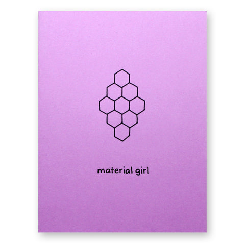 Material Girl Card