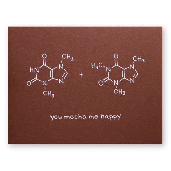 Mocha Me Happy Card