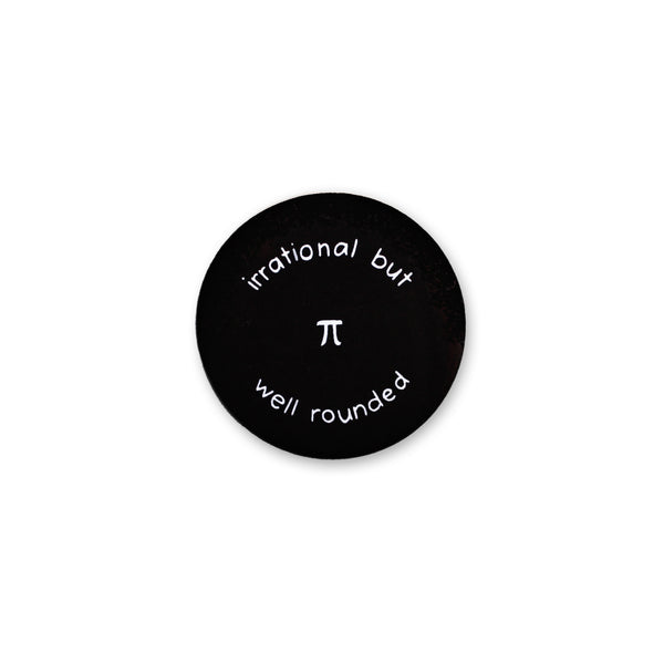 Pi Irrational Well Rounded Button