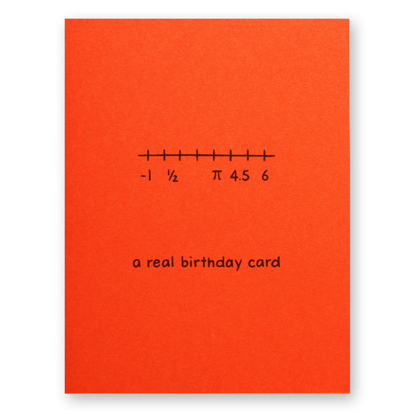 Real Birthday Card