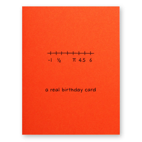 Real Birthday Card