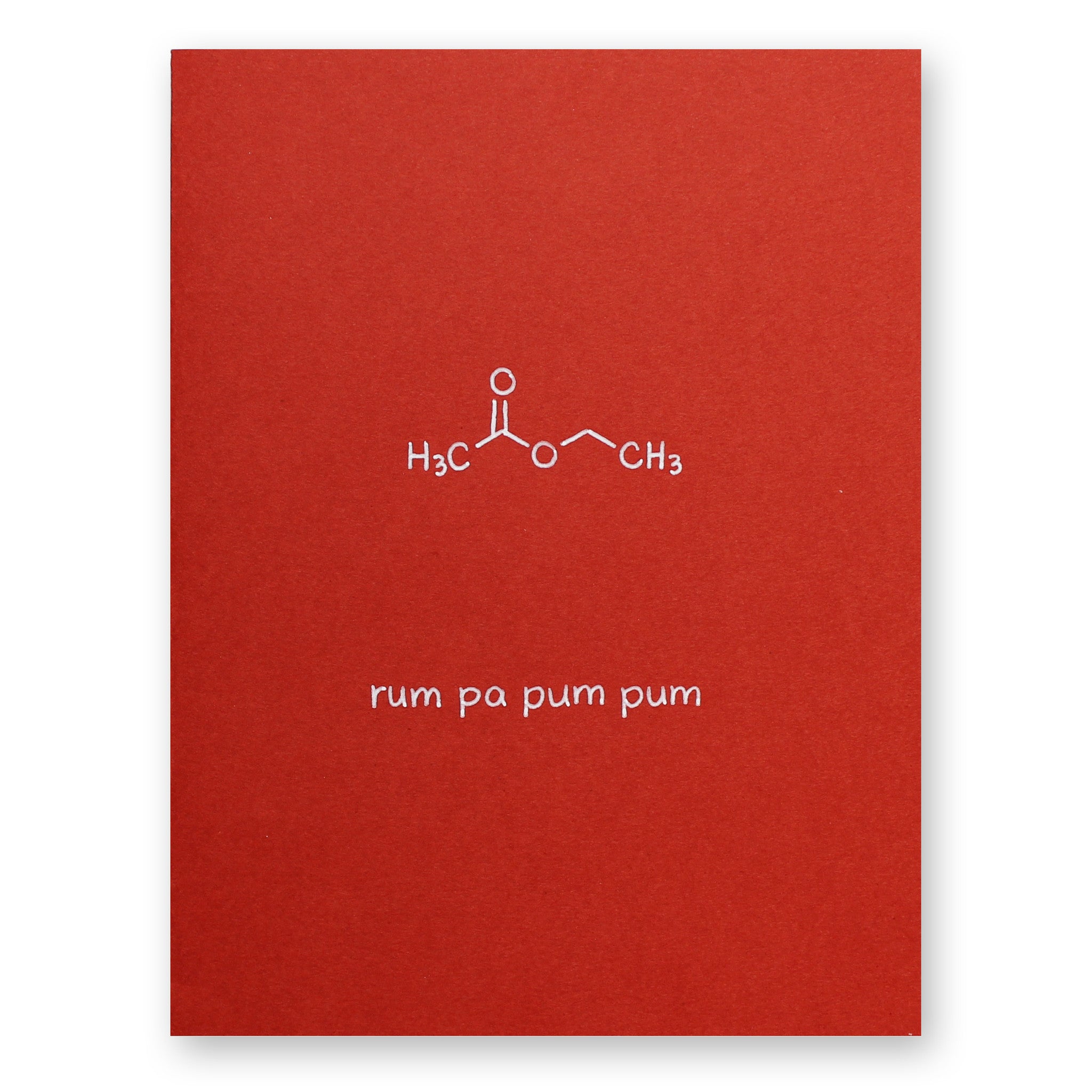 Patrum Rum Rum Holiday Card - The Chemist Tree