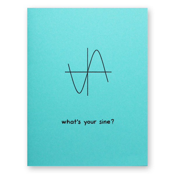 What's Your Sine Card