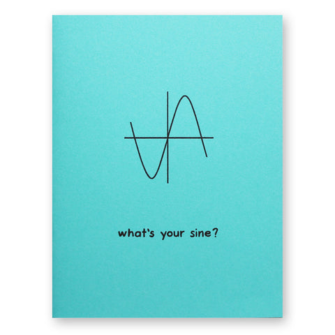 What's Your Sine Card