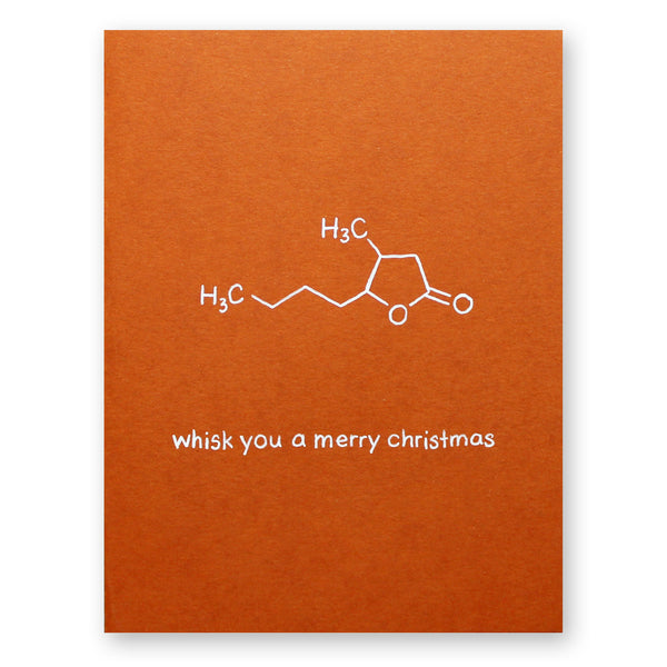 Whiskey Christmas Card