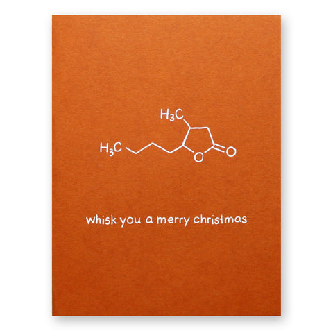 Whiskey Christmas Card