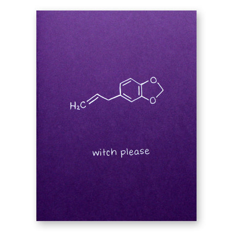 Witch Please Halloween Card