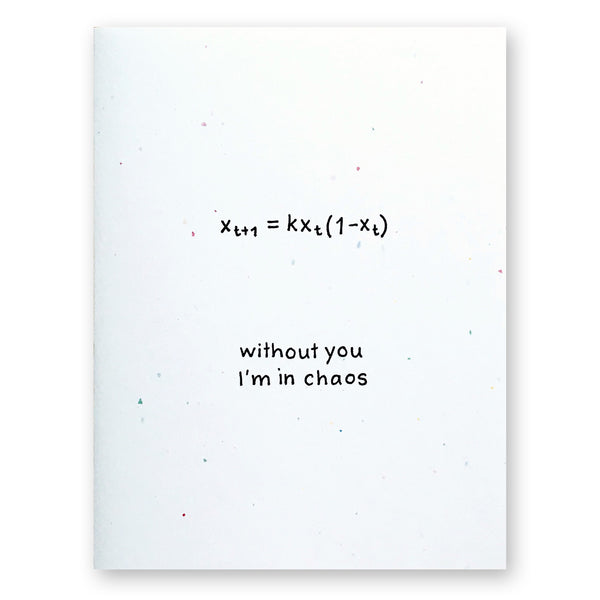 Chaos Theory Valentine Card