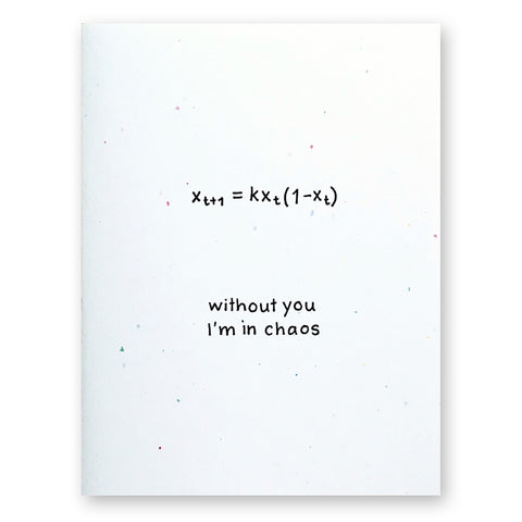 Chaos Theory Valentine Card