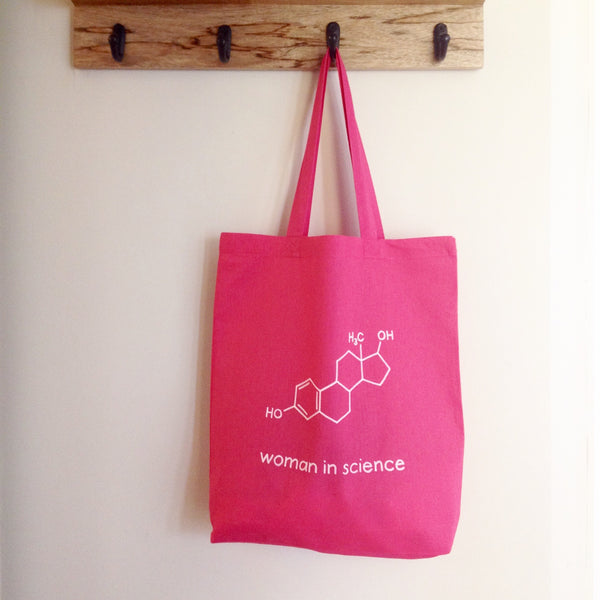 Woman in Science Tote Bag