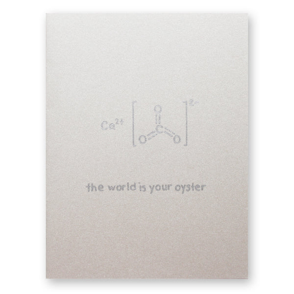 World Is Your Oyster Card