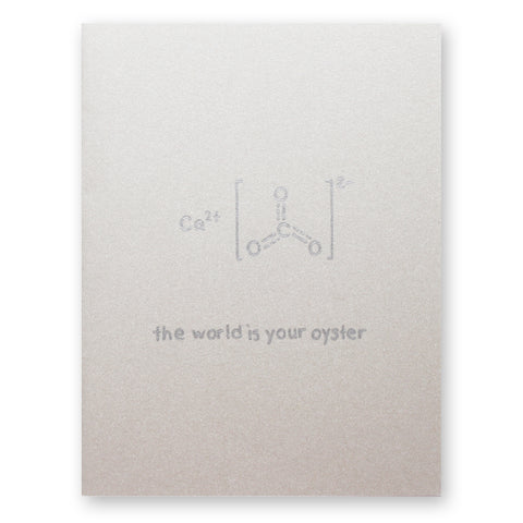World Is Your Oyster Card