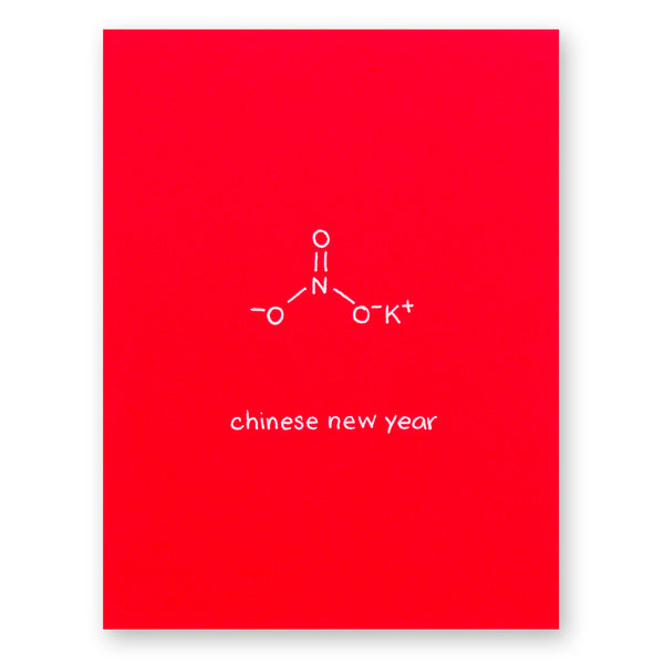 Firecracker Chinese New Year Card