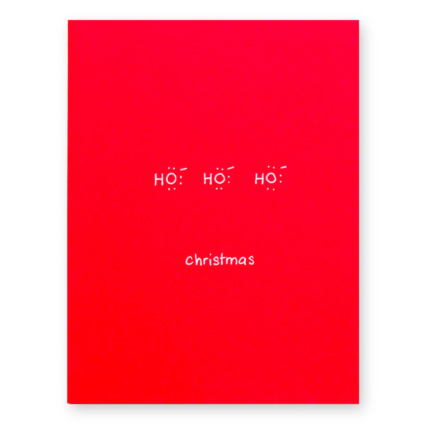 Ho Ho Ho Christmas Card