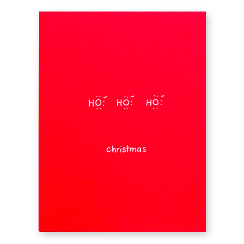 Ho Ho Ho Christmas Card