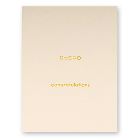 Champagne Congratulations Card