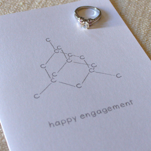 Diamond Engagement Card