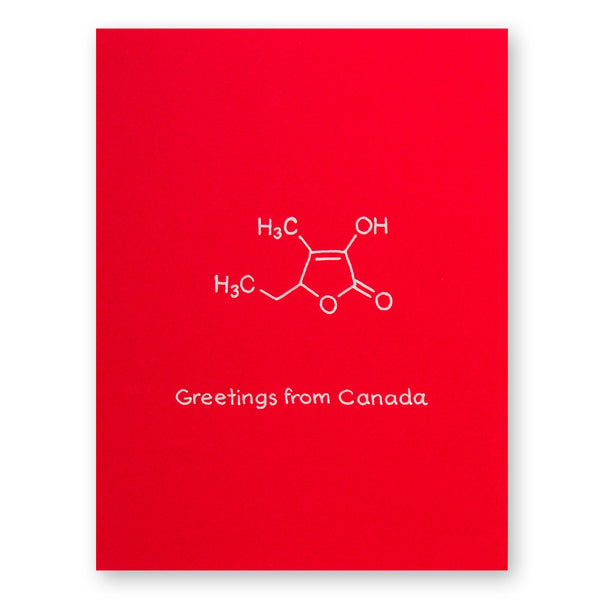 Greetings from Canada Card