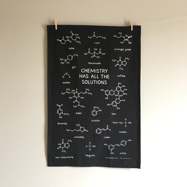 Chemistry Solutions Tea Towel