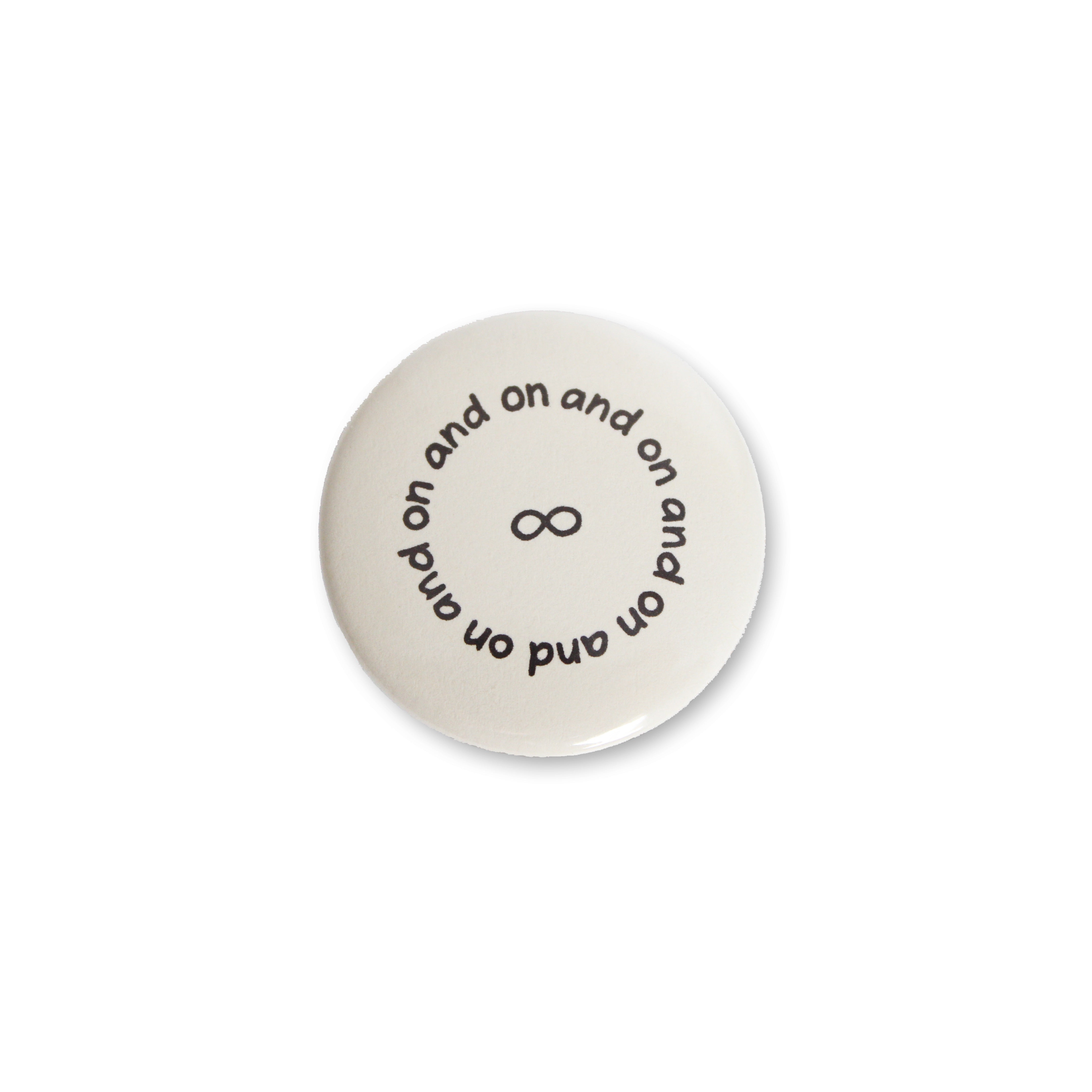 Infinity Shape Button Infinity Button - The Chemist Tree