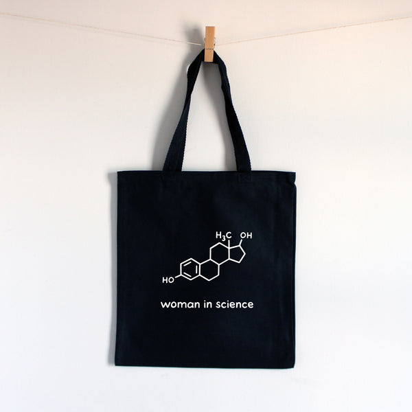 Woman in Science Tote Bag