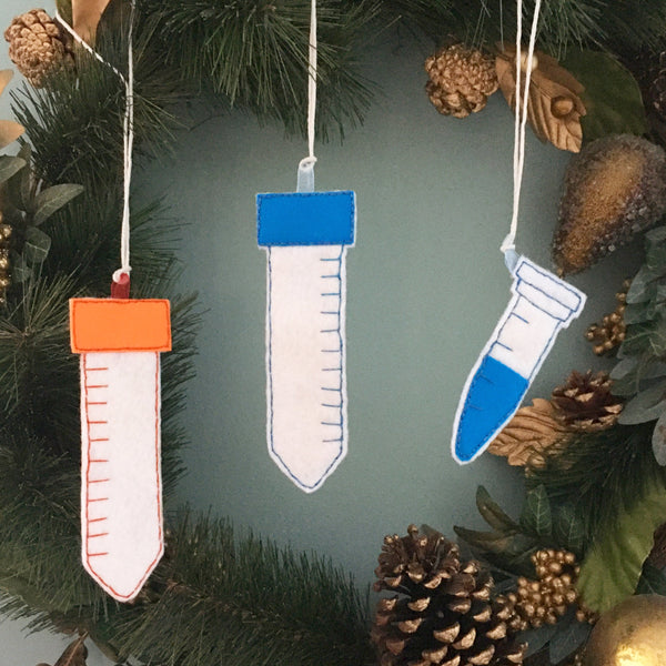 Molecular Biology Lab Ornament Set