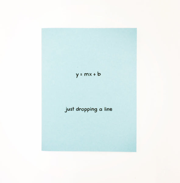 Just Dropping A Line Card