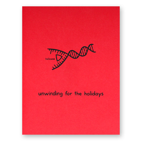 Unwinding for the Holidays Card