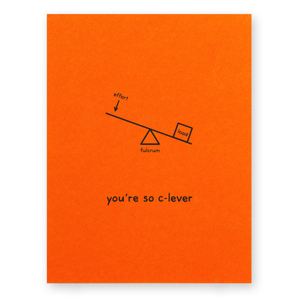 Lever Graduation Card