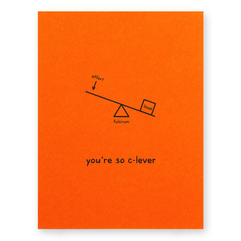 Lever Graduation Card