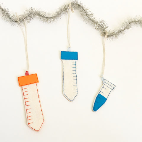 Molecular Biology Lab Ornament Set
