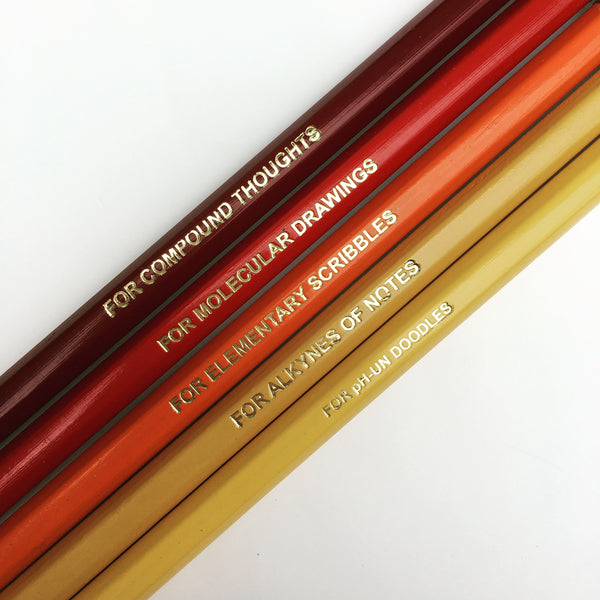 Chemistry Doodles Pencil Set