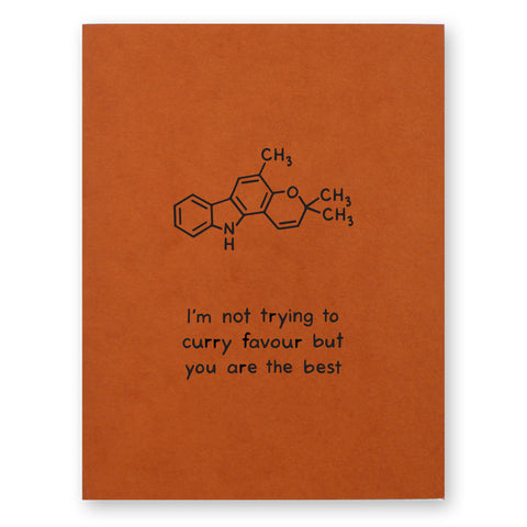 Curry Thank You Card