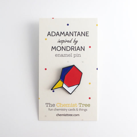 Adamantane Enamel Pin