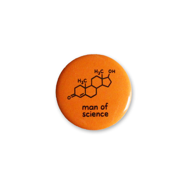 Man of Science Button