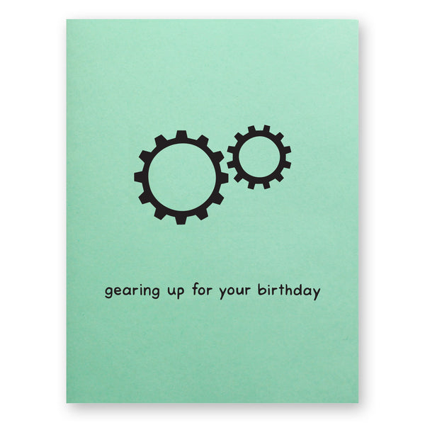 Gear Birthday Card