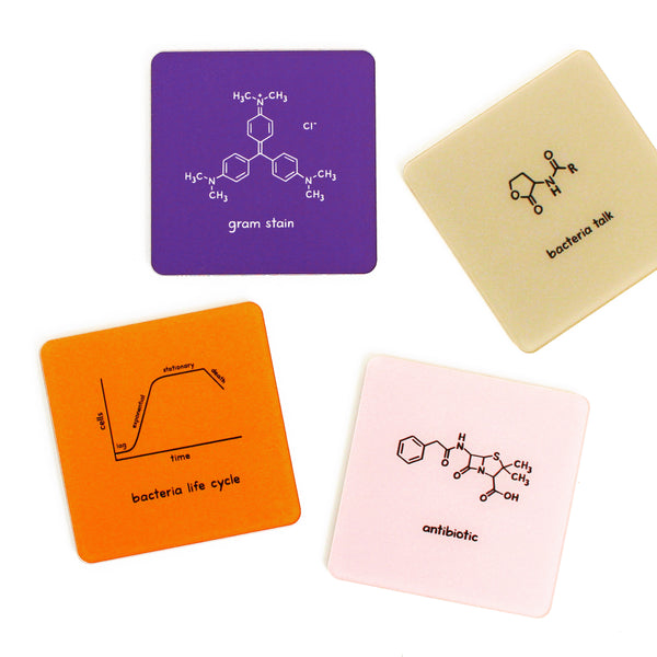 Microbiology Coaster Set